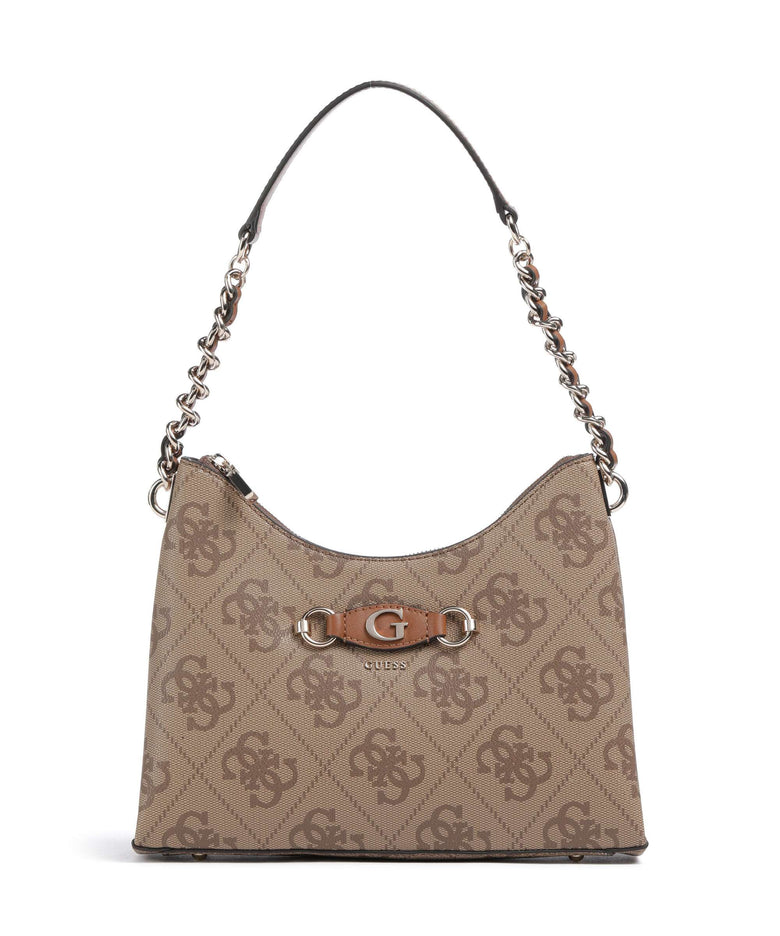 Guess Izzy Shoulder bag latte logo