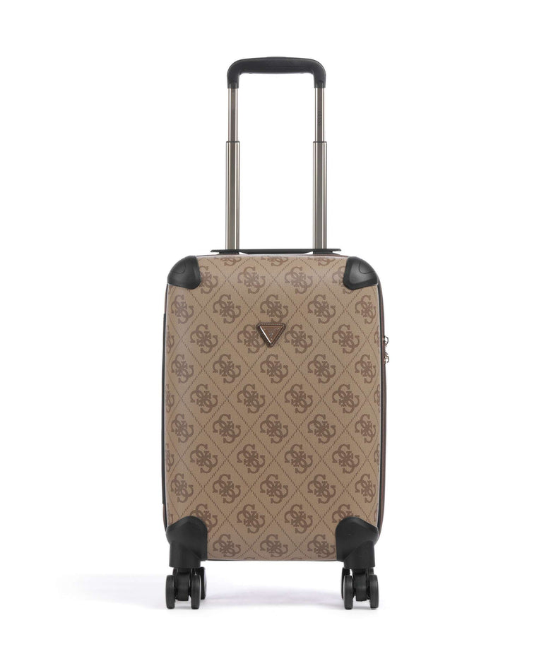 Guess Berta 4G Logo Spinner (4 wheels) latte logo/brown