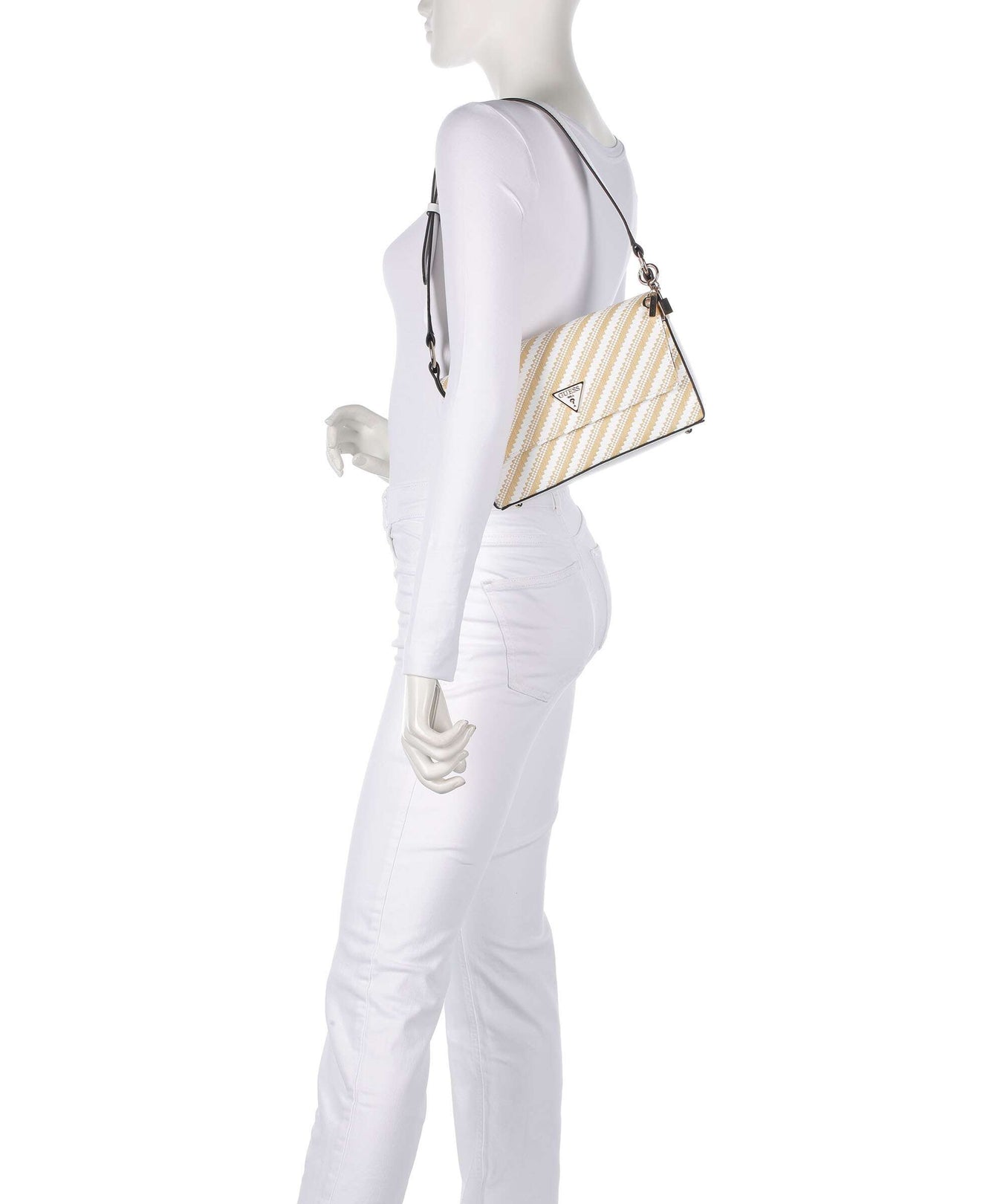 Guess Simona Shoulder bag natural/white