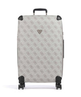 Guess Berta 4G Logo Resväska med 4 hjul dark taupe logo