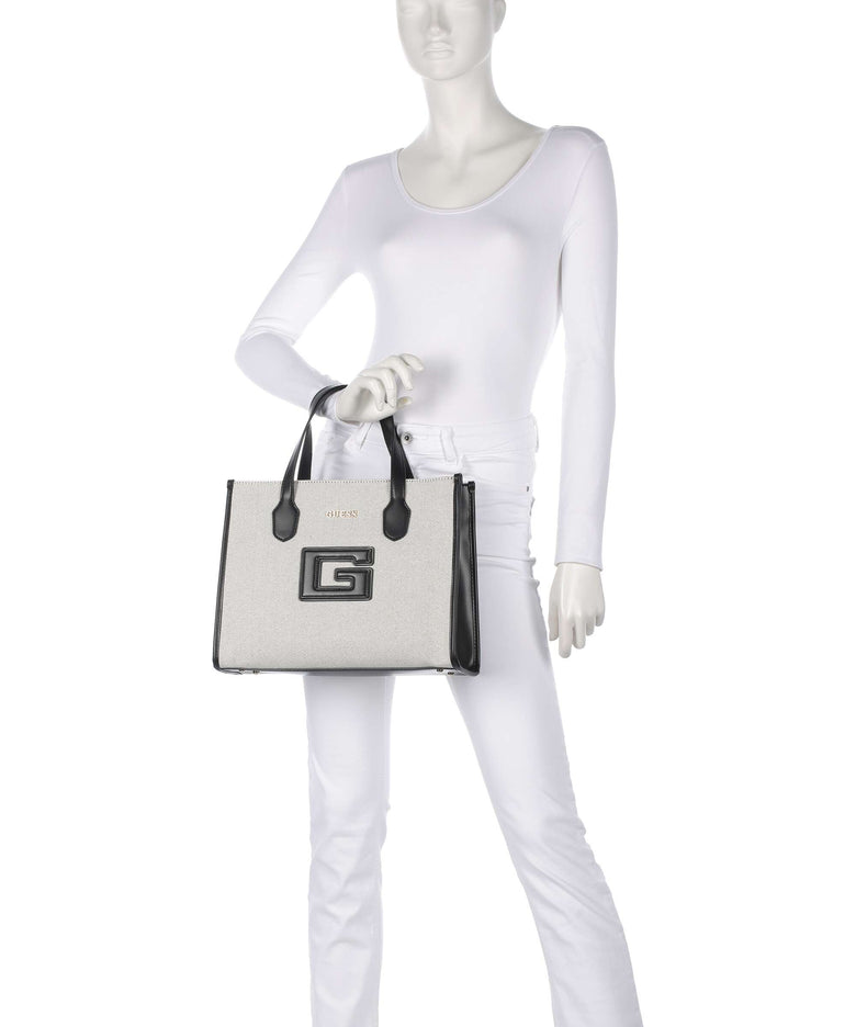 Guess G Status Handbag natural/black