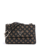 Guess Erica Eco Axelremsväska mocha logo