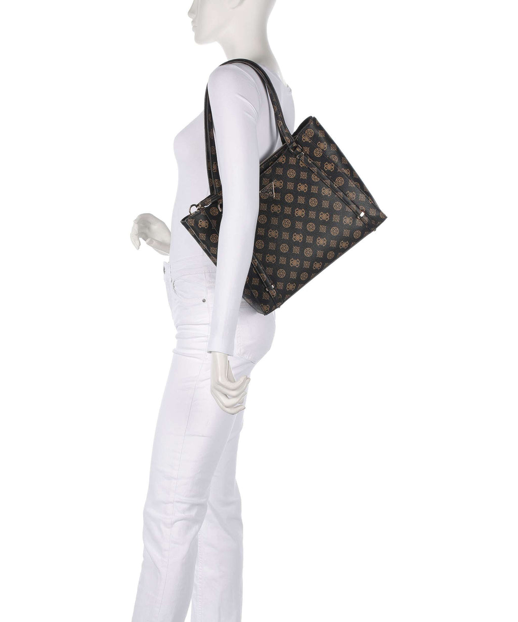 Guess Erica Eco Tote bag mocha logo