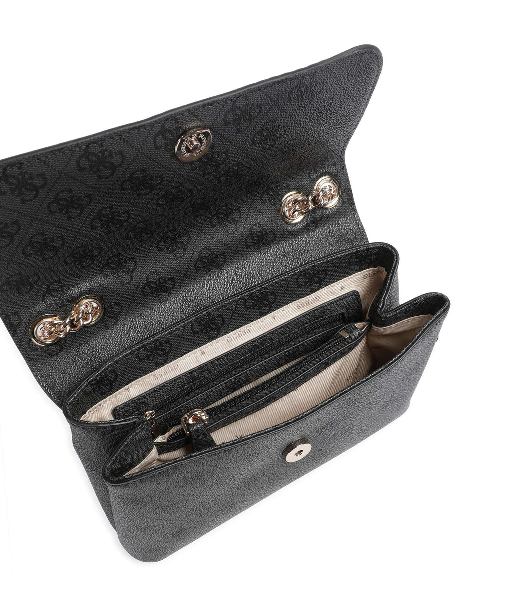 Guess Erica Eco Shoulder bag coal logo