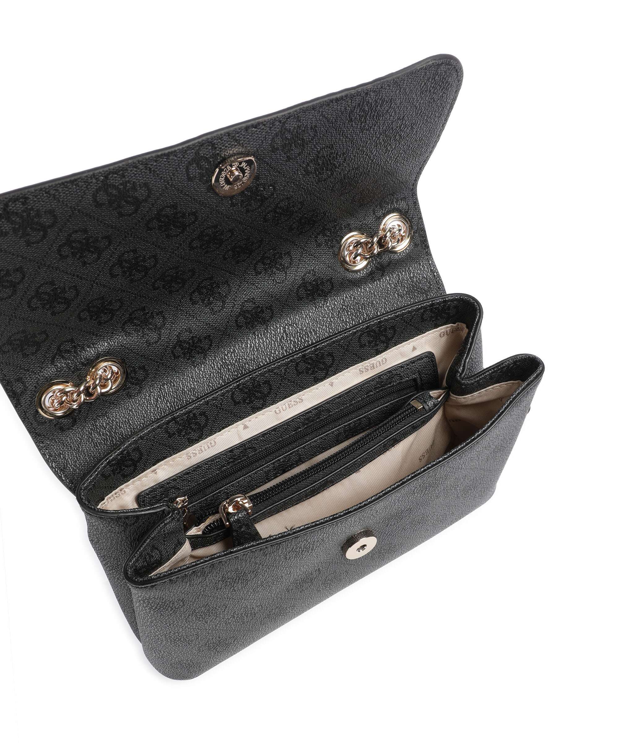 Guess Erica Eco Shoulder bag coal logo