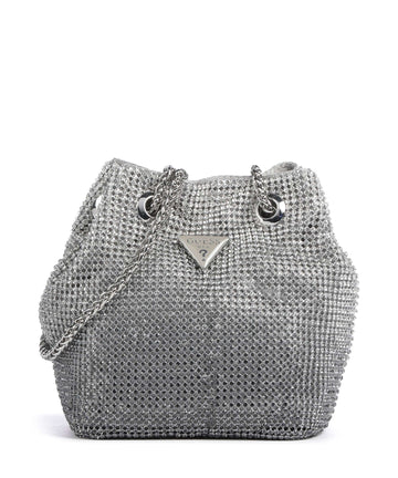 Guess Zalina Axelremsväska silver