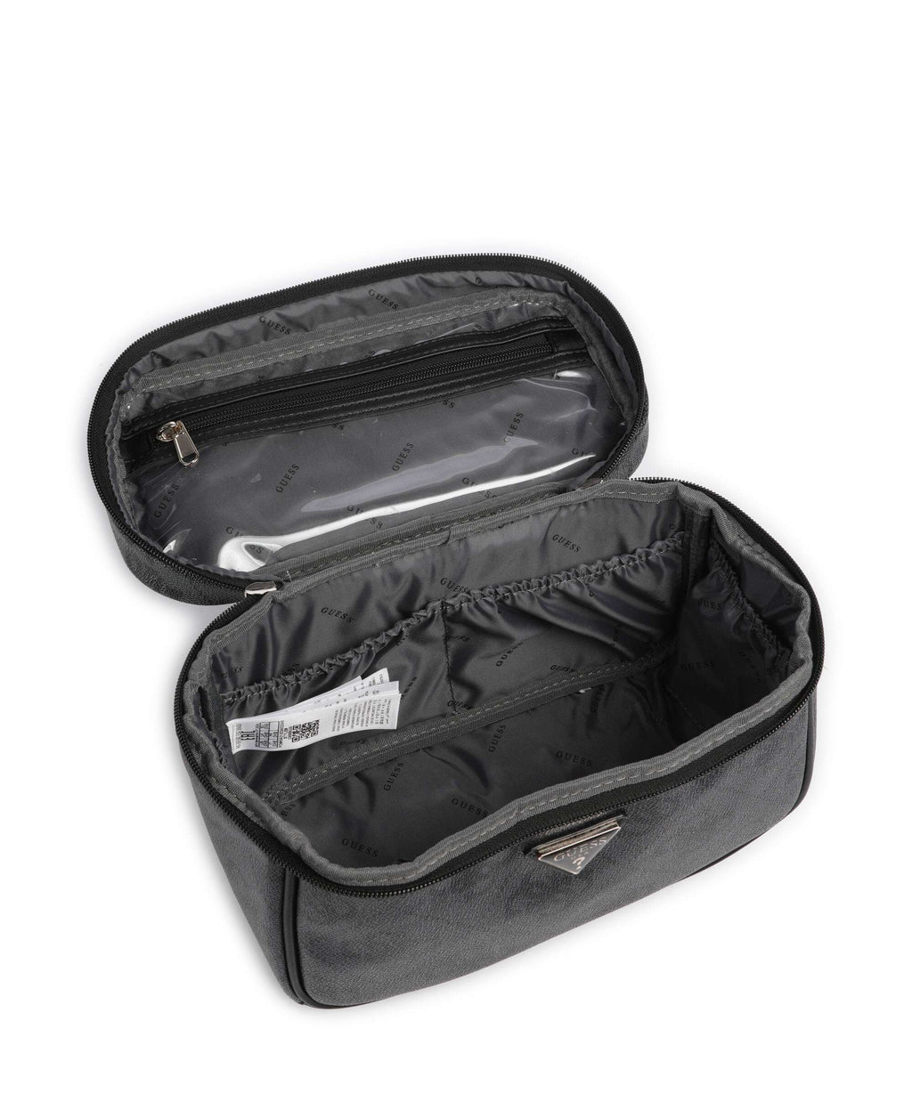 Guess Berta Maxi 4G Toiletry bag coal logo