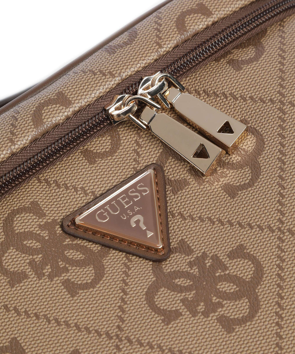 Guess Berta Maxi 4G Toiletry bag latte logo/brown