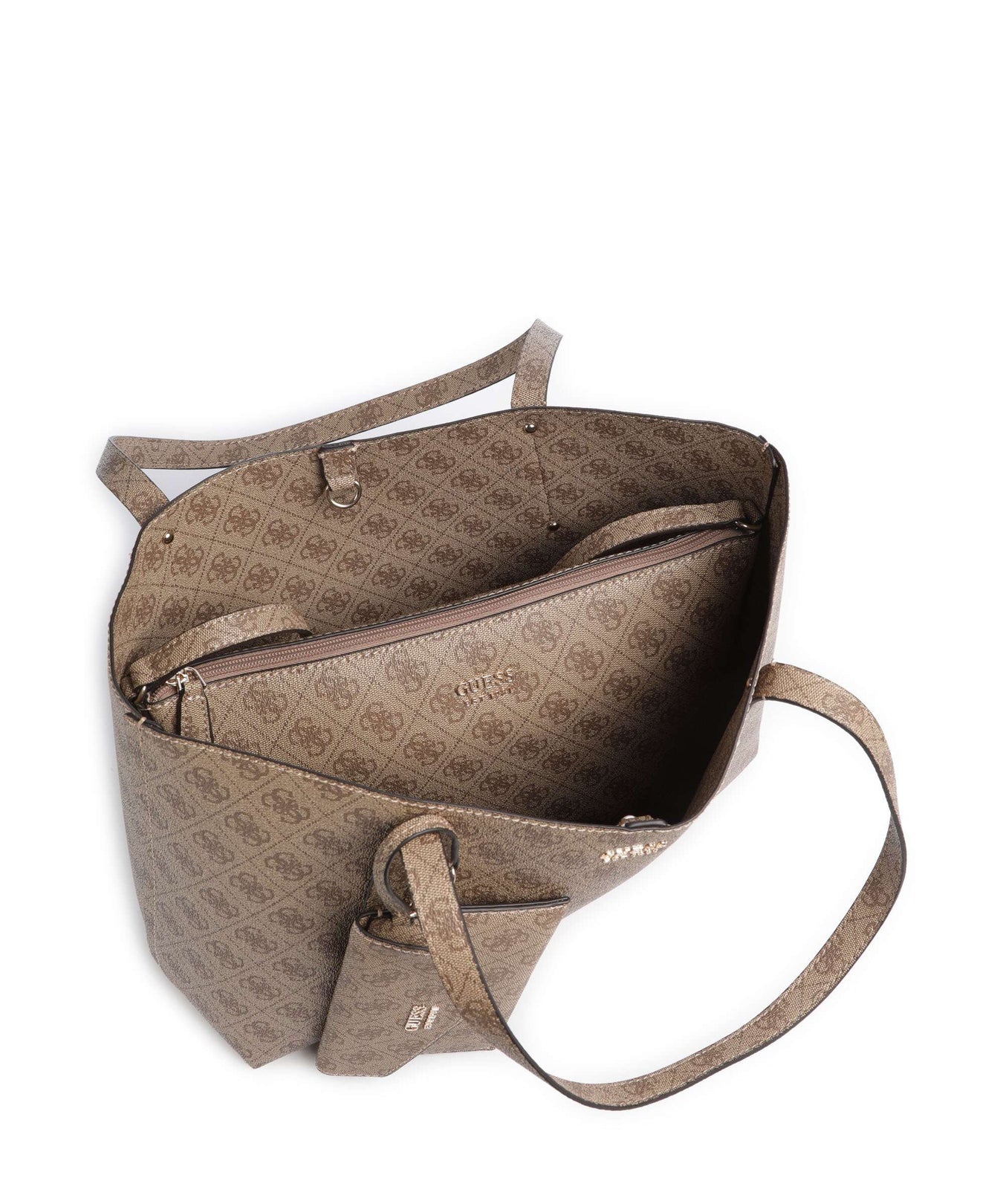 Guess Brenton Tote bag latte logo