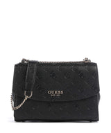 Guess Phoebe Peony Debossed Axelremsväska black logo