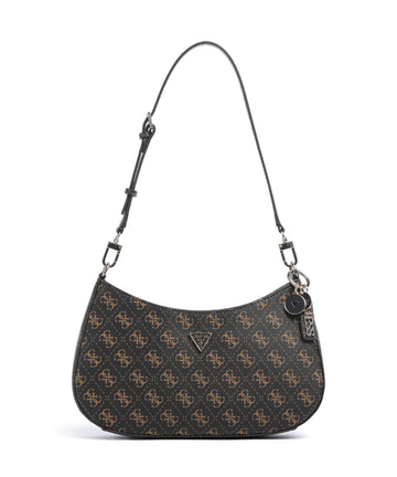 Guess Noelle Q Logo Axelremsväska brown logo