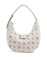 Guess Neda 4G Peony Logo Hobo väska offwhite logo