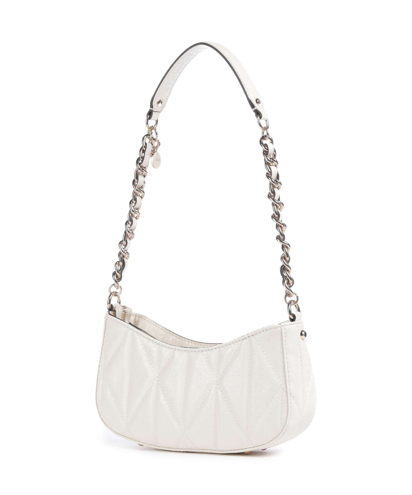 Guess Aldina G-Shine Shoulder bag offwhite