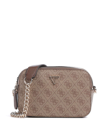 Guess Noelle Crossover väska latte logo/brown