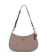 Guess Noelle Axelremsväska latte logo/brown