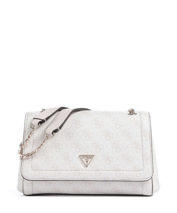 Guess Noelle Axelremsväska white logo