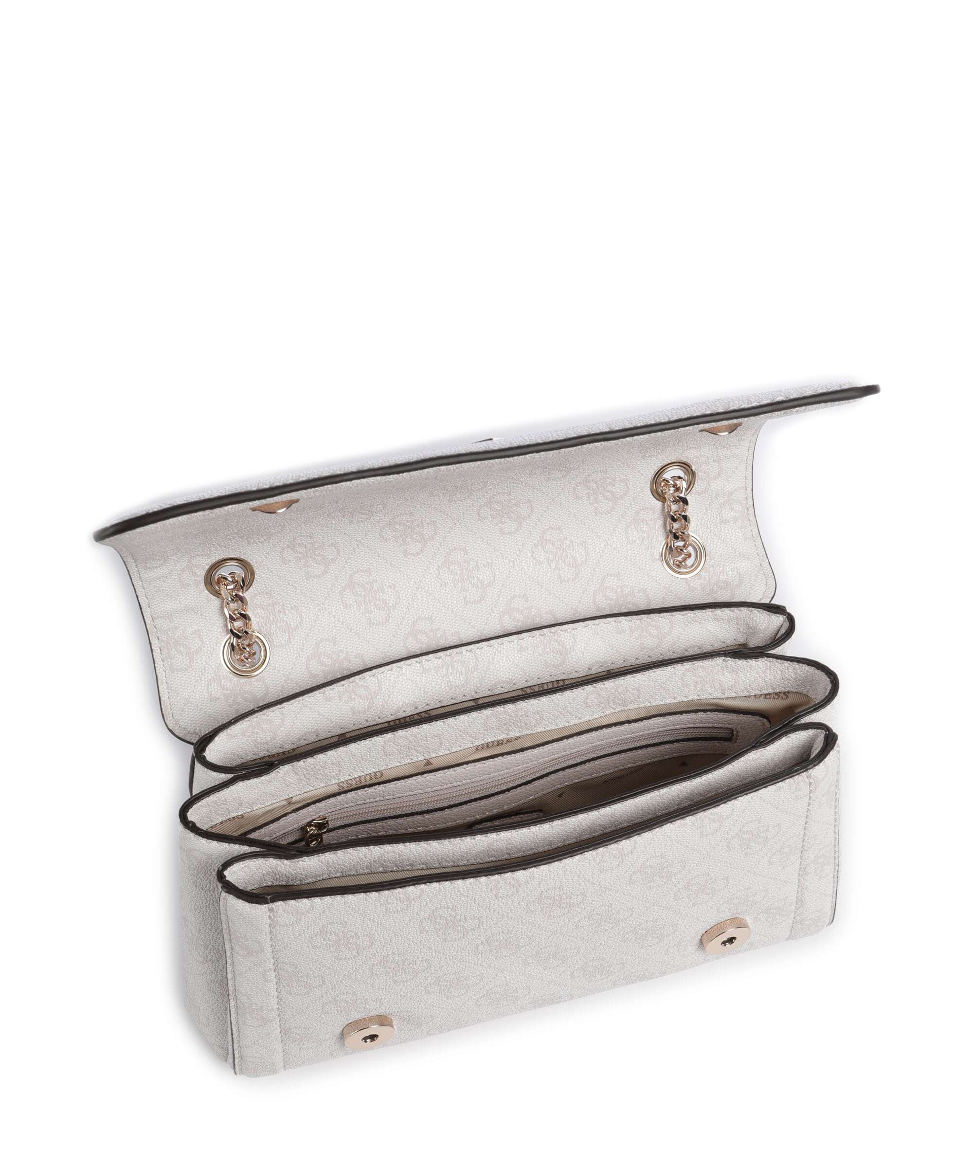 Guess Noelle Shoulder bag white logo