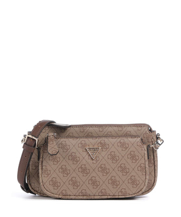 Guess Noelle 4G Logo Axelremsväska latte logo/brown