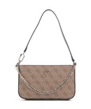 Guess Noelle Mini Axelremsväska latte logo/brown