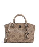 Guess Queensland Big 4G Logo Handväskor latte logo