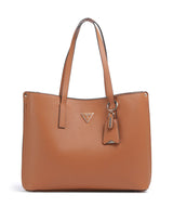 Guess Meridian Shoppingväska cognac