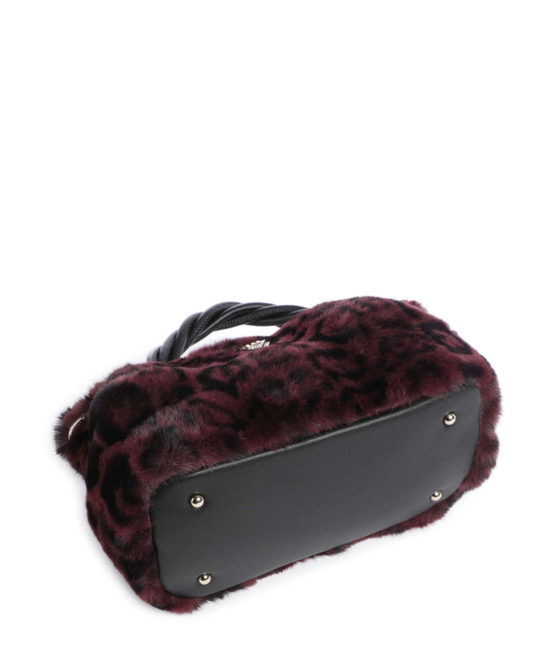 Guess Shaida Handbag wine leo