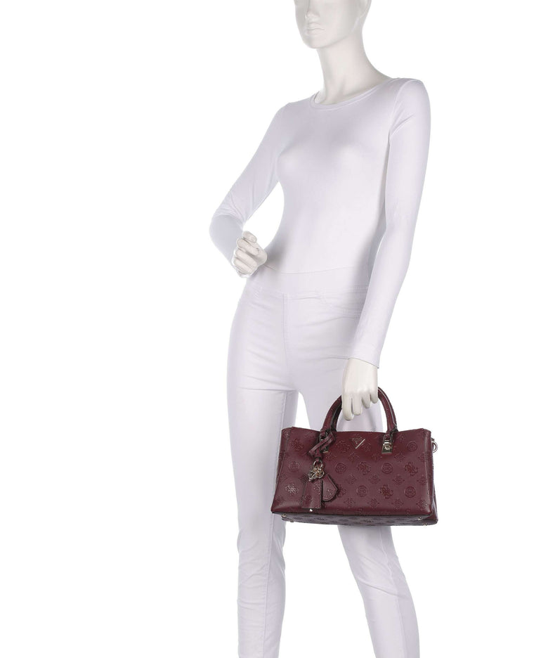 Guess Tisha Handbag wine logo