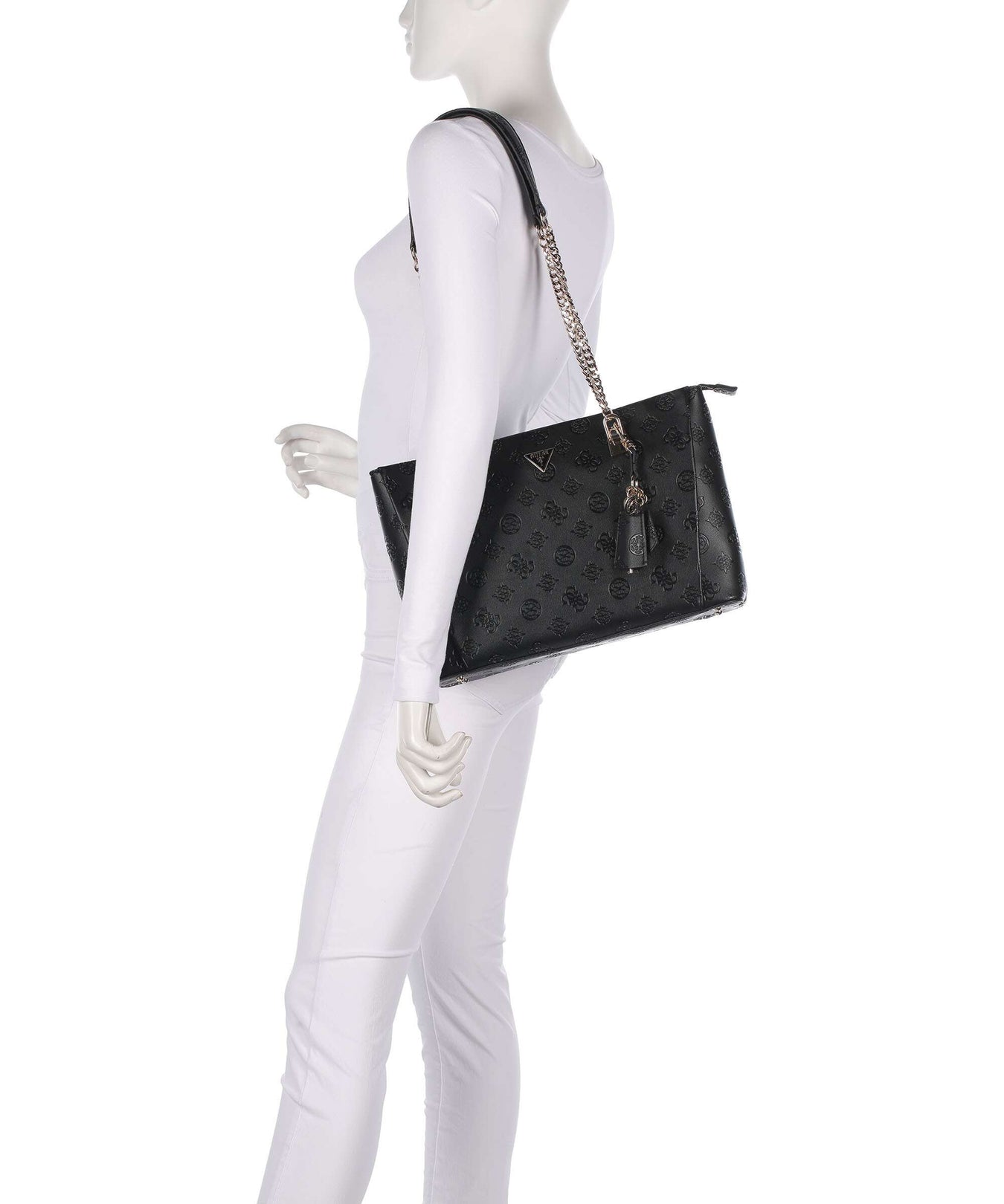 Guess Tisha Tote bag black logo