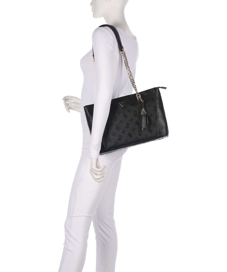 Guess Tisha Tote bag black logo