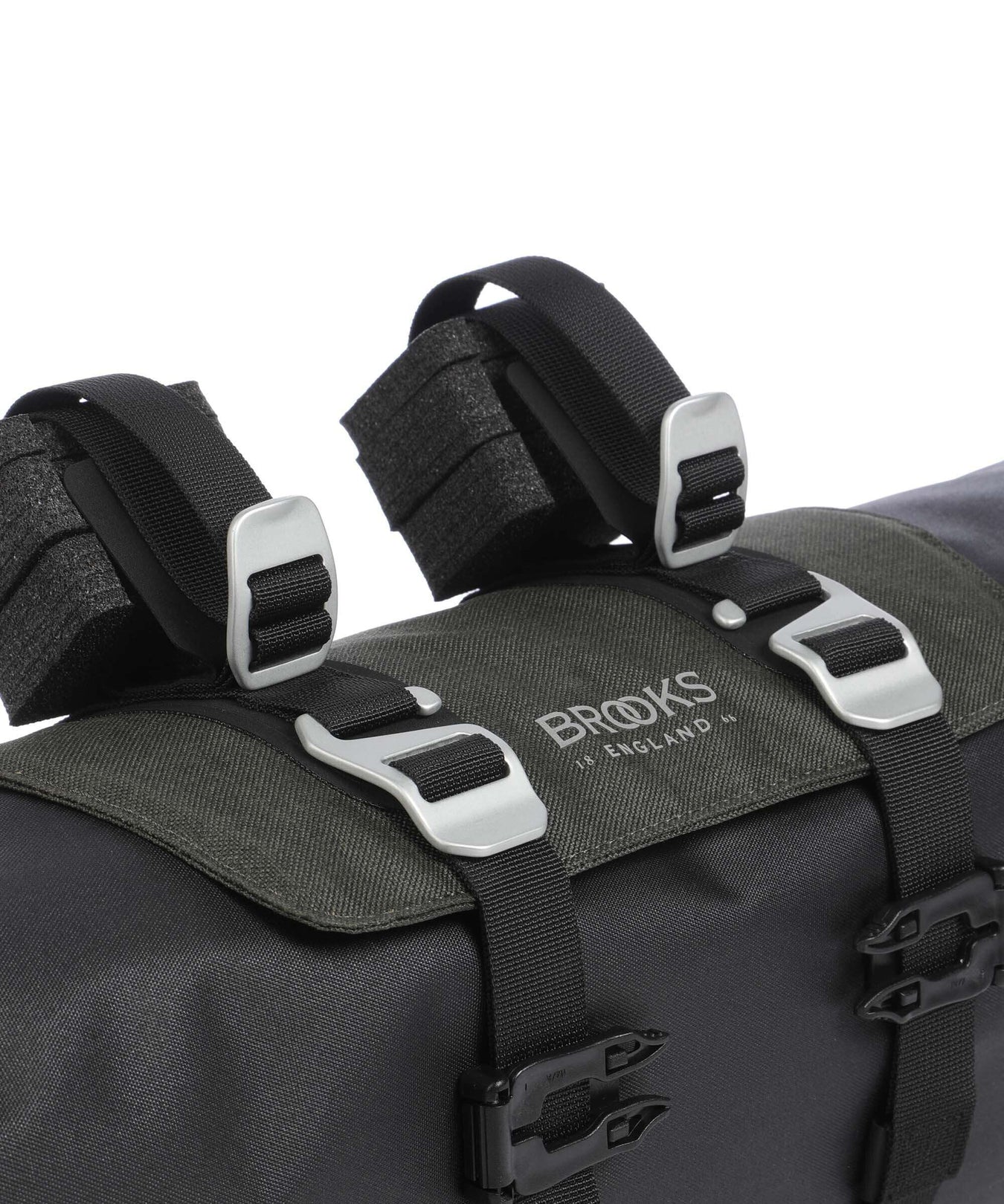 Brooks England Scape Roll Handlebar bag mud green