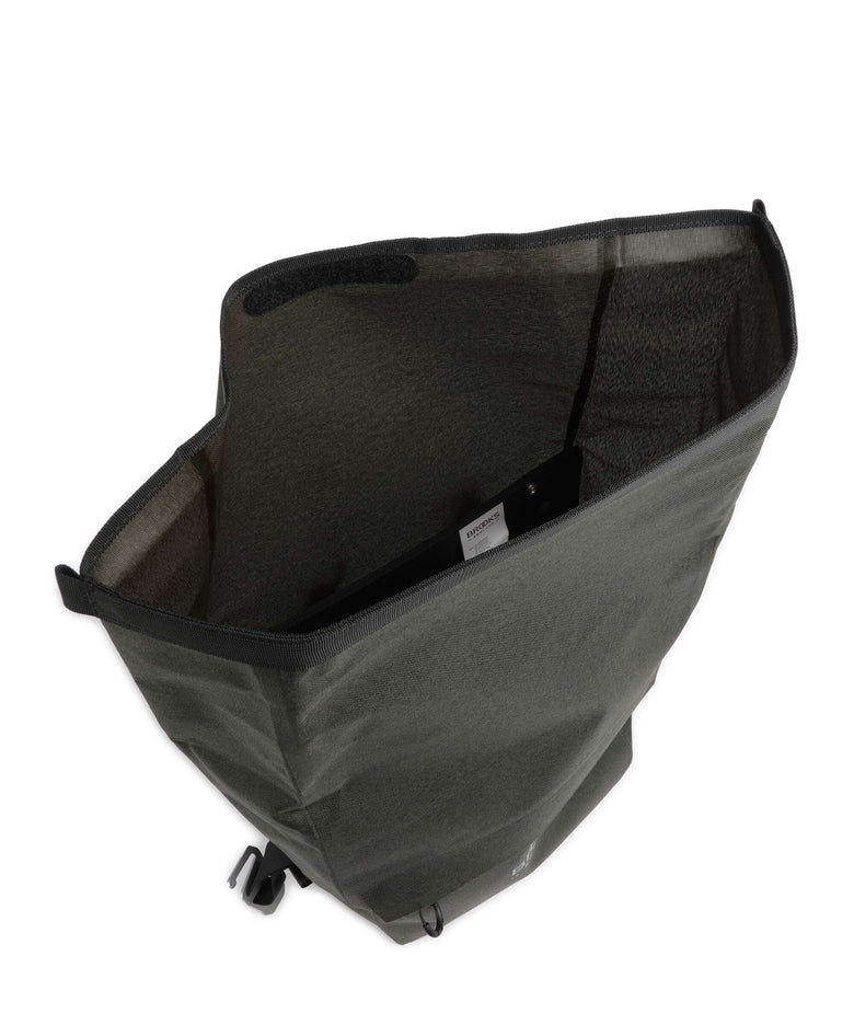 Brooks England Scape Large bike pannier mud green