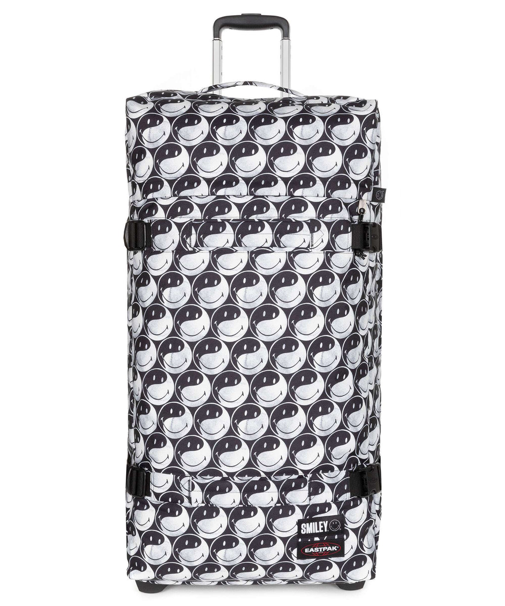 Eastpak Transit'R L Travel bag with wheels smiley black