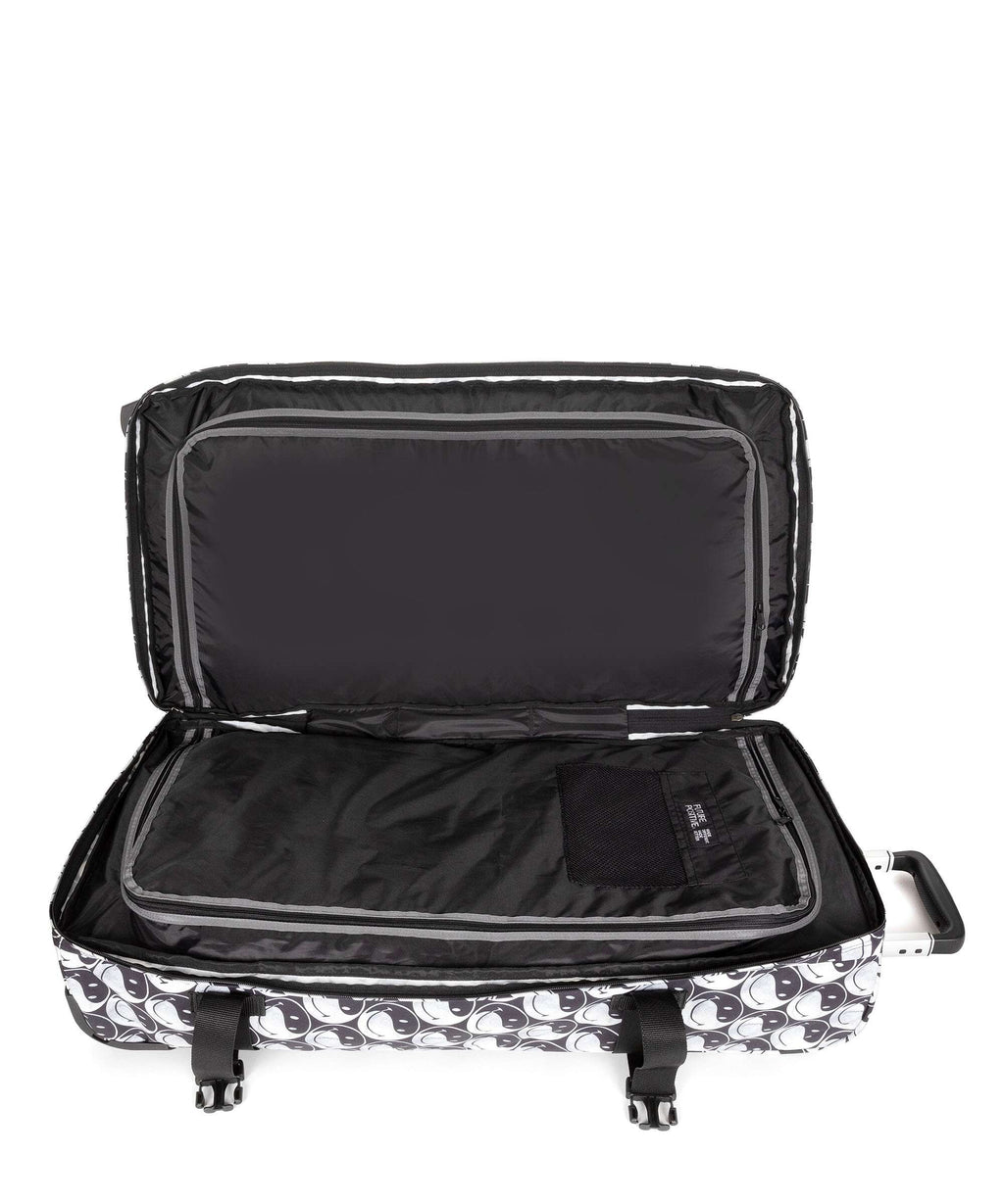Eastpak Transit'R L Travel bag with wheels smiley black