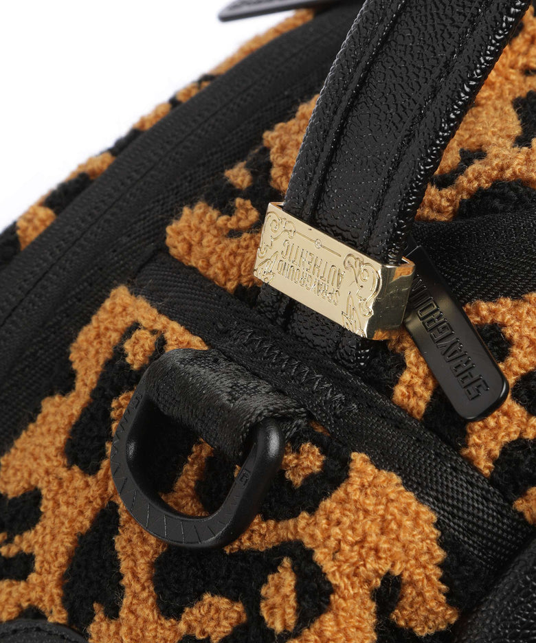 Sprayground Cheetah Chenille Backpack brown/black