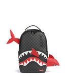 Sprayground Shark Smashed Through Backpack black