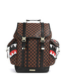 Sprayground Sawtooth Sharks in Paris Monte Carlo Backpack brown
