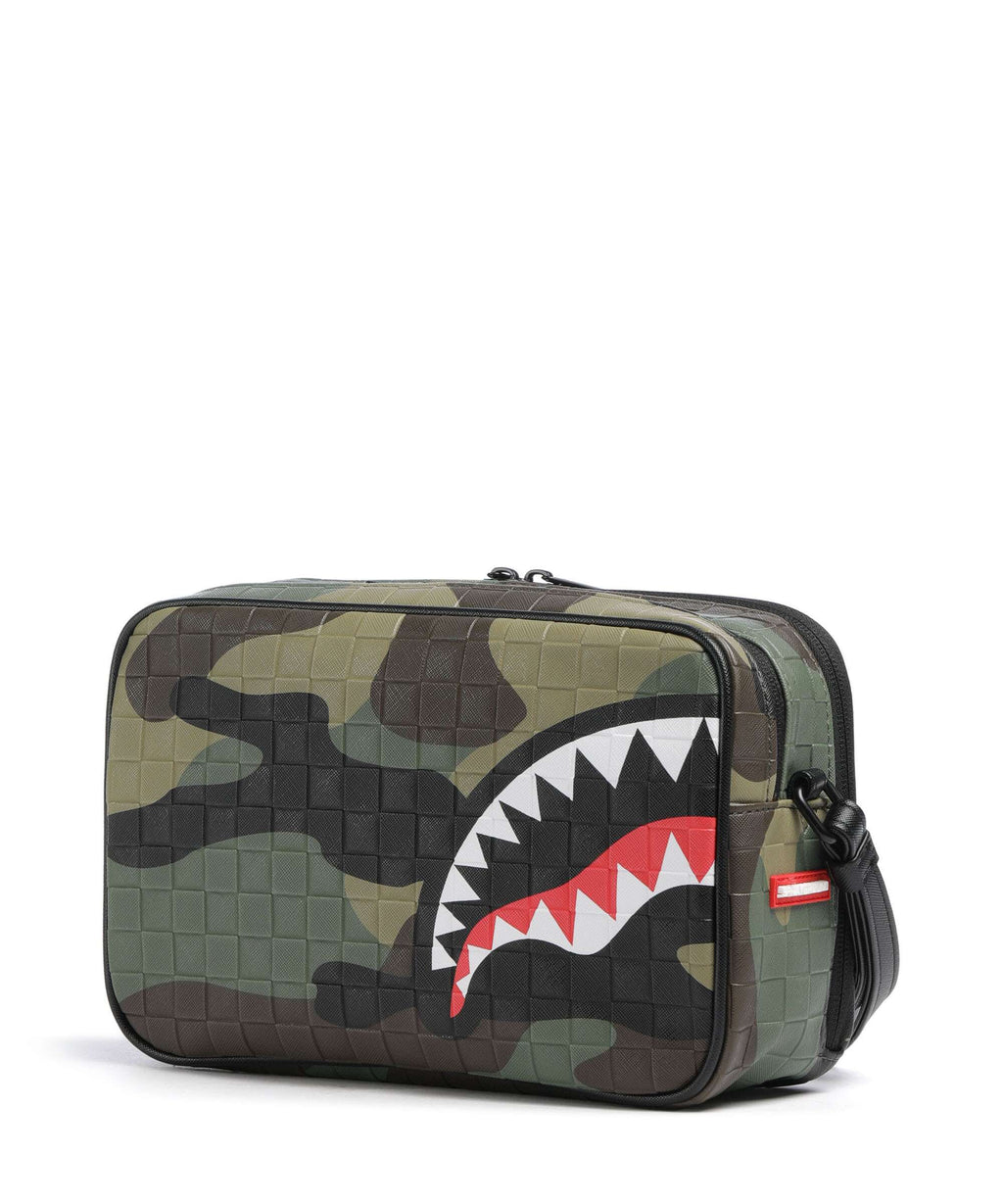 Sprayground Woodland Camo Check Toiletry bag multicolour