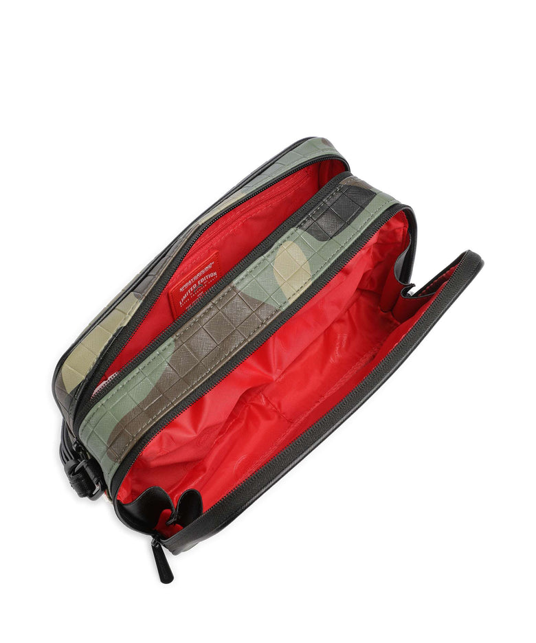 Sprayground Woodland Camo Check Toiletry bag multicolour