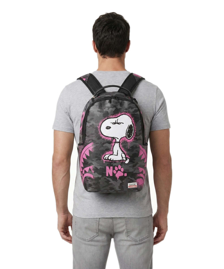 Sprayground Snoopy Pink Stencil Backpack multicolour