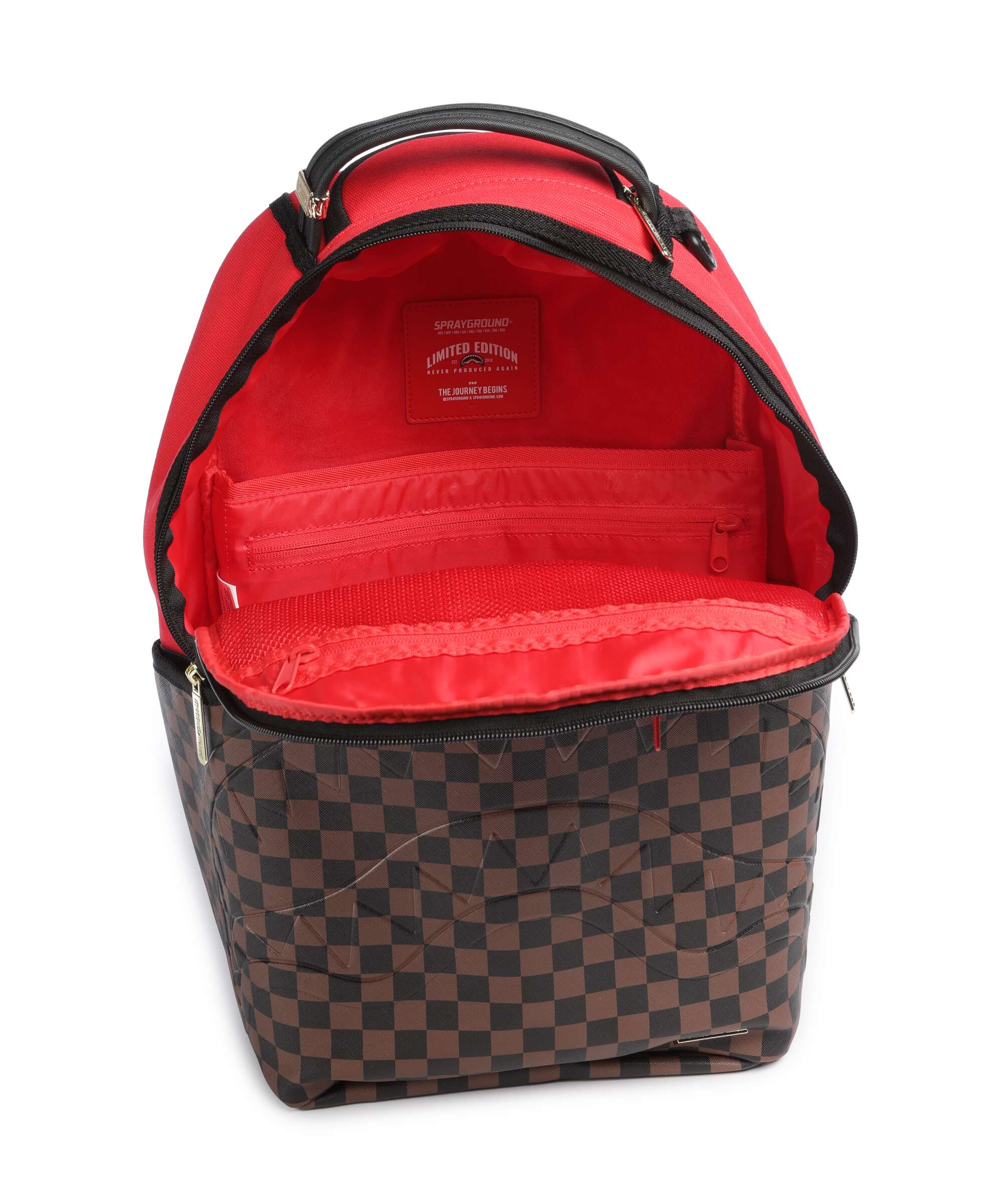 Sprayground Red Redemption Backpack brown