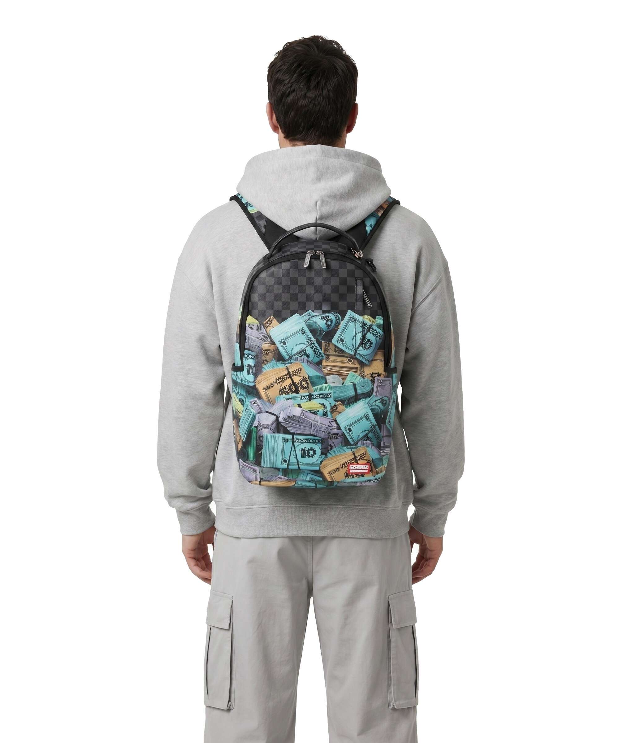 Sprayground Monopoly Money Stacks Backpack multicolour
