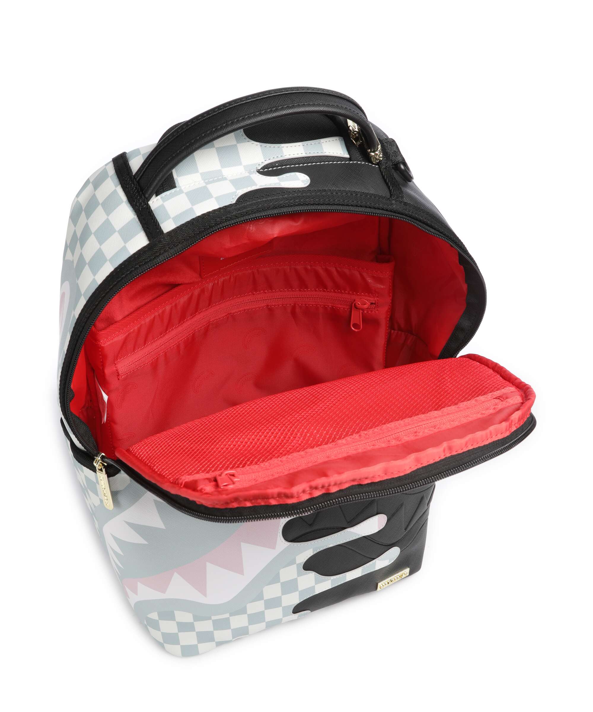 Sprayground Cream Check Side Drip Backpack multicolour
