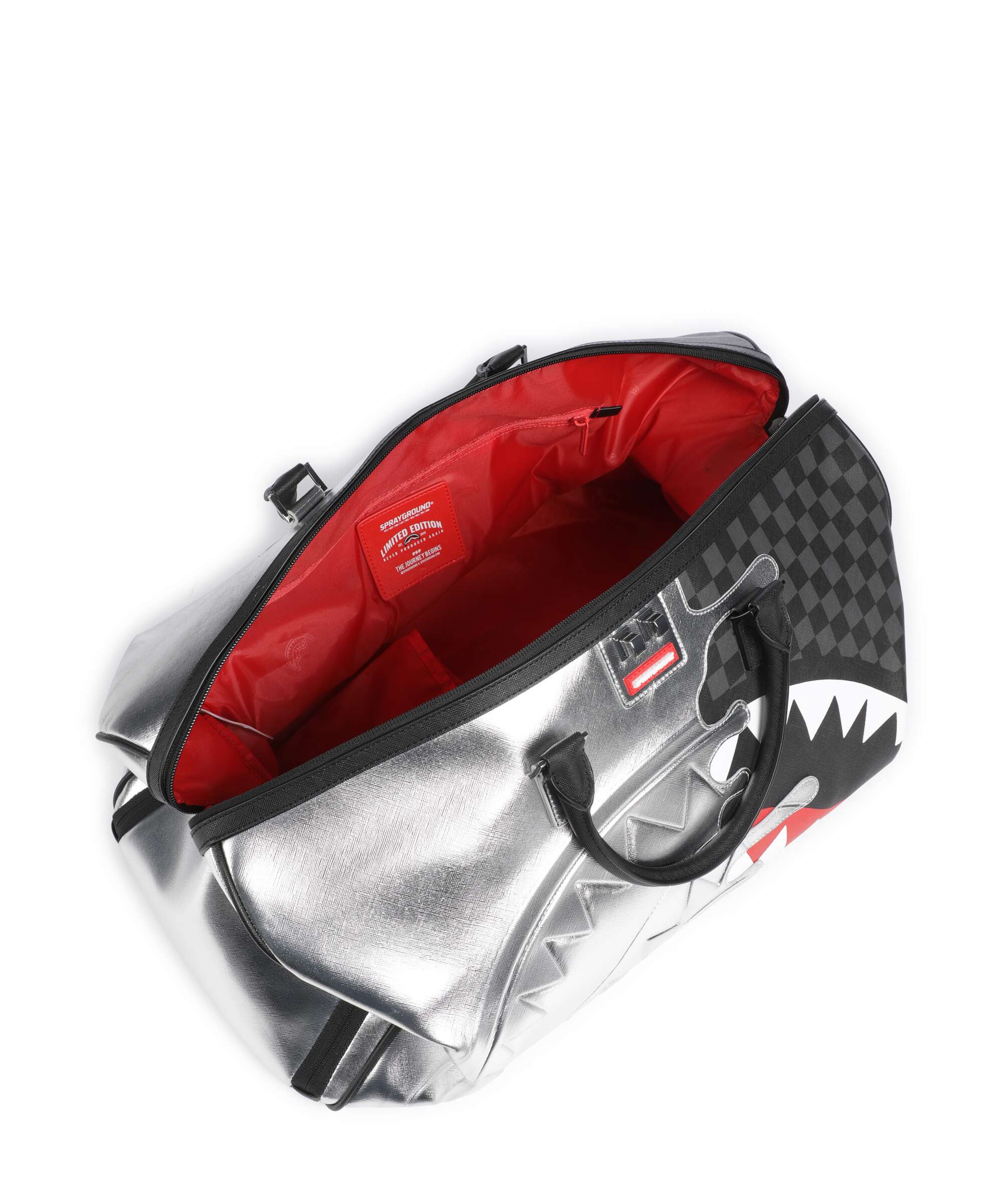 Sprayground Silver Side Drip Weekend bag silver
