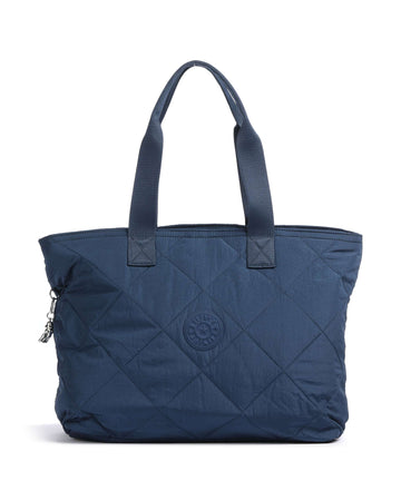Kipling Crinkled Quilt Colissa Up Shoppingväska airy blue