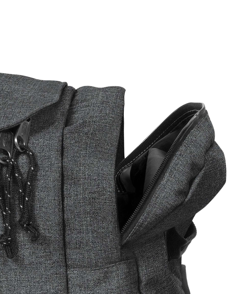 Eastpak Leatherface S + Travel bag with wheels black denim