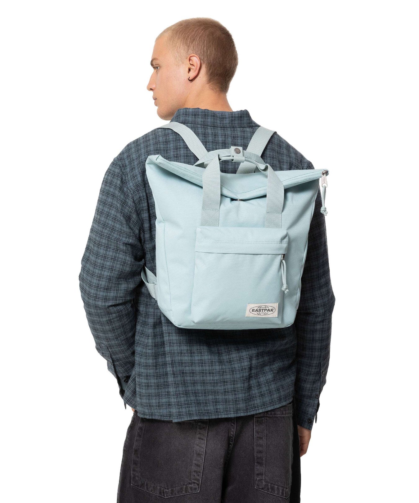 Eastpak Shopp'R Pack Rolltop backpack washed turquoise
