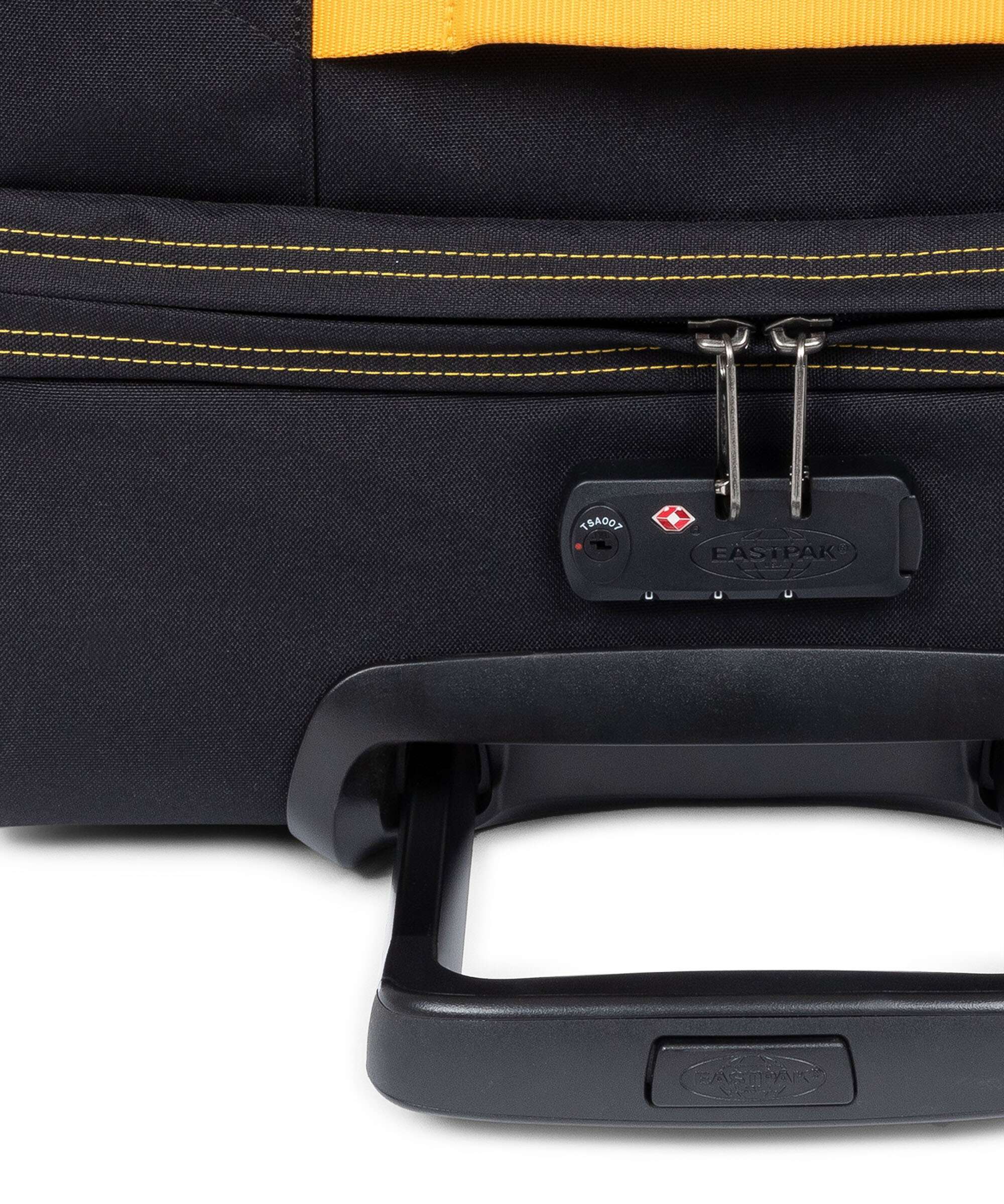 Eastpak Tranverz M Travel bag with wheels kontrast mango