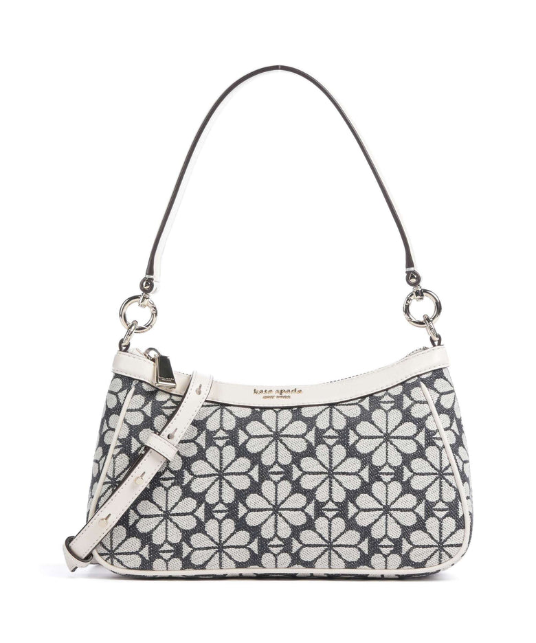 Kate Spade New York Spade Flower Jacquard Shoulder bag charcoal grey/multicolour