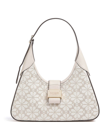 Kate Spade New York Spade Flower Jacquard Axelremsväska natural/multicolour