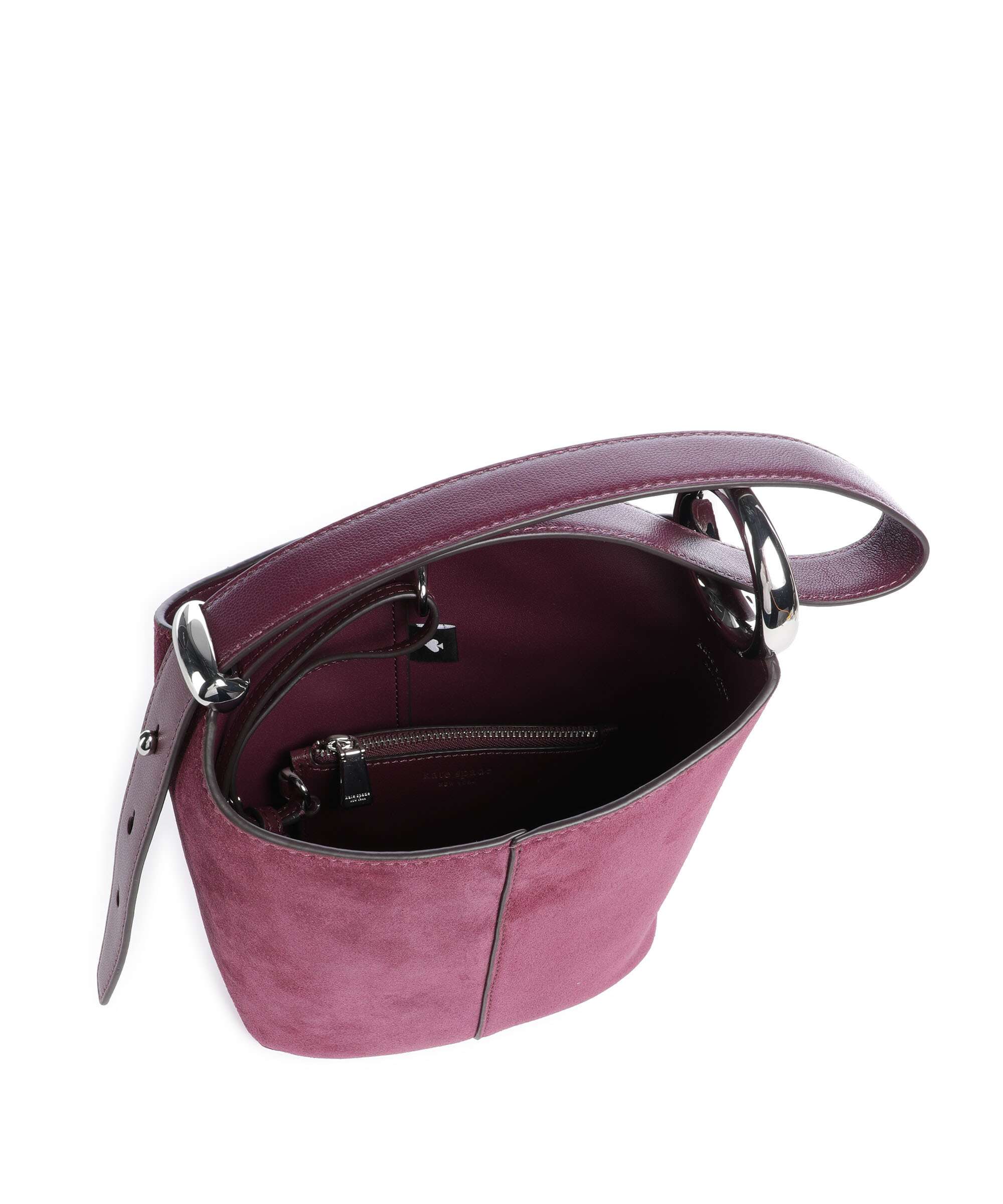 Kate Spade New York Halo Mini Bucket bag purple agate